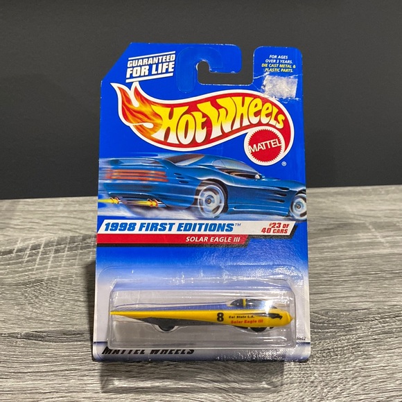 Mattel Other - Hot Wheels | 1998 First Editions #23 of 40 Cars: Solar Eagle III - 1:64 Scale